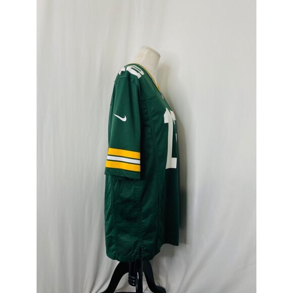 Green Bay Packers Nike Men’s Jersey Green NFL #12 Aaron Rodgers Size Medium - Picture 4 of 7